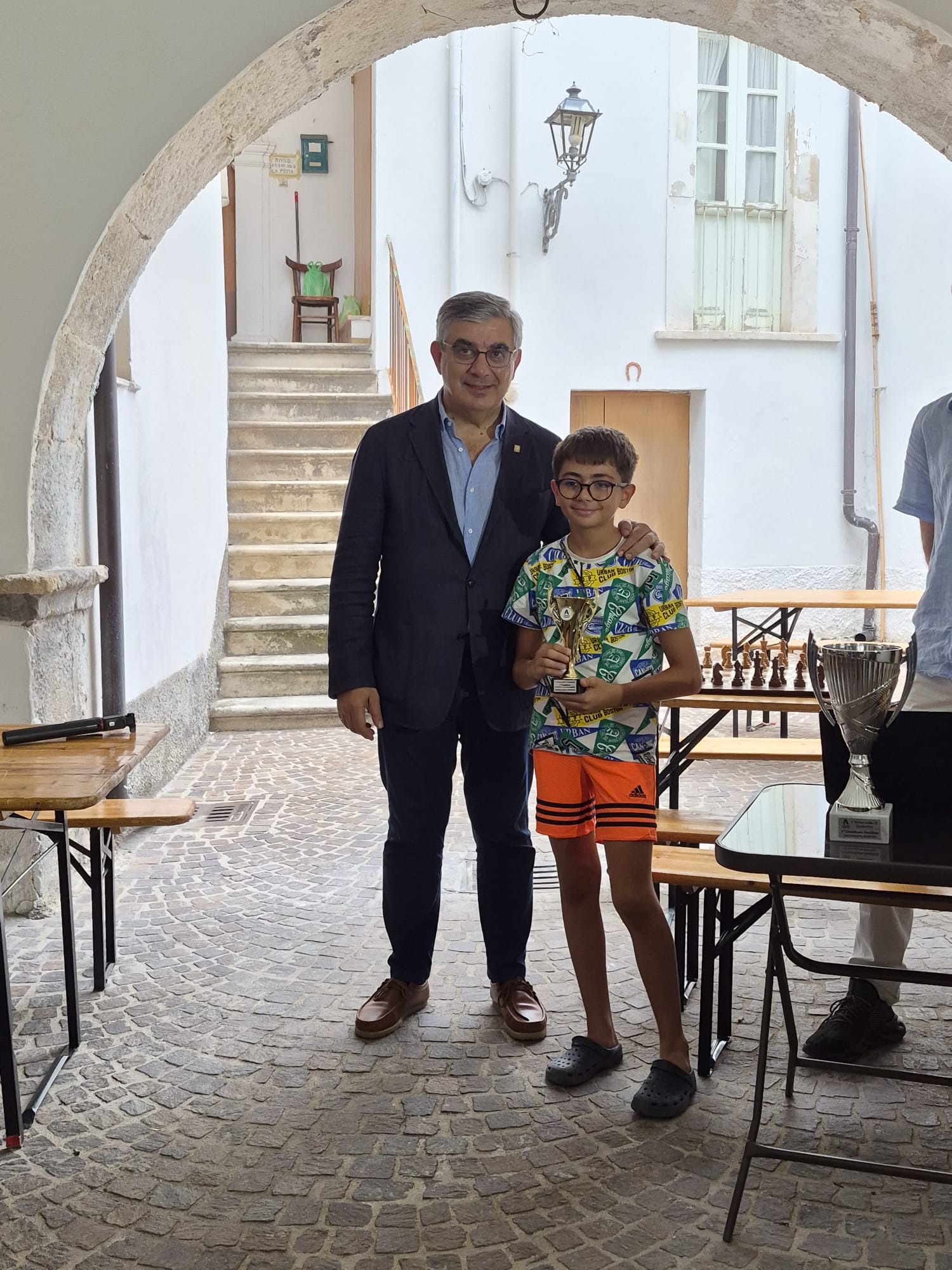 Jacopo Rupi premiato come primo classificato Under 14