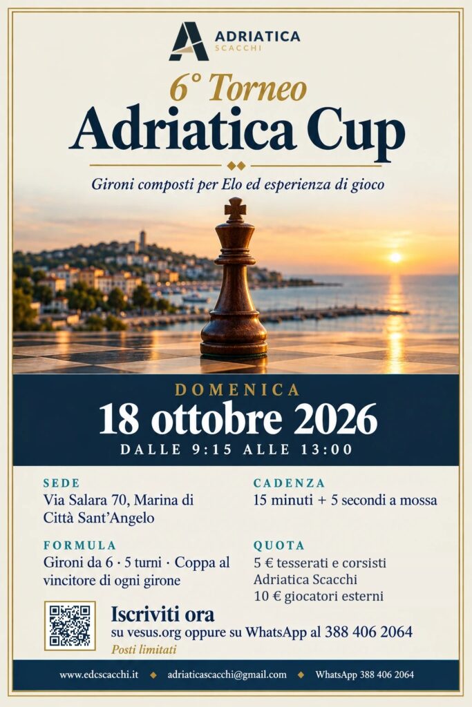 Locandina: 6° Torneo Adriatica Cup