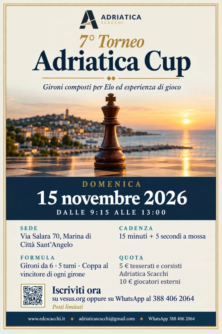 Locandina: 7° Torneo Adriatica Cup